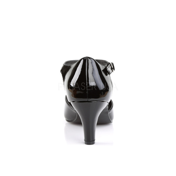 DIVINE-415W - 3" Block Heel D'orsay Style T-Strap Pump — image 4 of 4