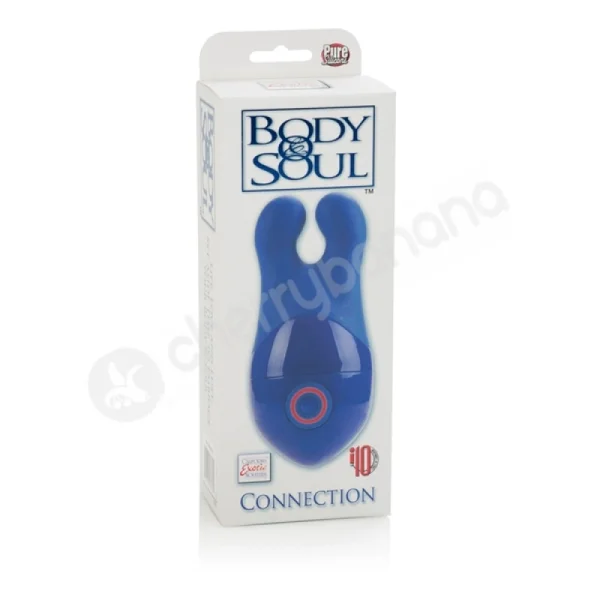Body & Soul Connection Blue Vibrating Massager