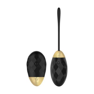 Diamonds The Majesty Rechargeable Egg With Remote Black