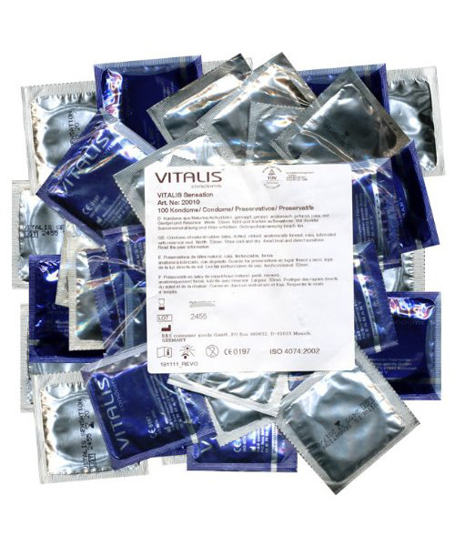 VITALIS - Sensation Condoms 100 pcs