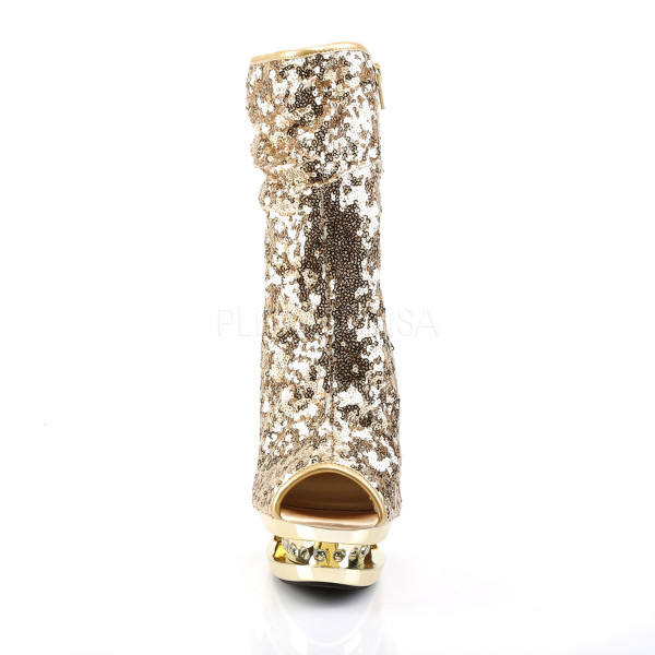 BLONDIE-R-1008 - 6" Sequined Open Toe Ankle Boot — image 6 of 12