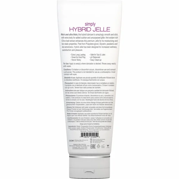 Wicked Simply Hybrid Jelle Extra-Thick Lubricant