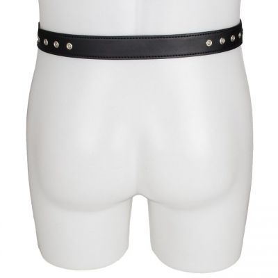 Bondara Black Male Chastity Harness with Cock Rings