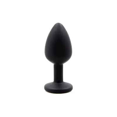 Gemmed Silicone Anal Plug 2 8 Inch