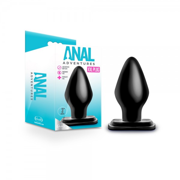 Anal Adventures Xxl Plug Black