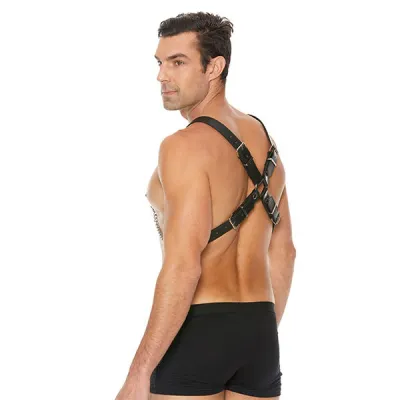 Ouch Chain Harness OS Black