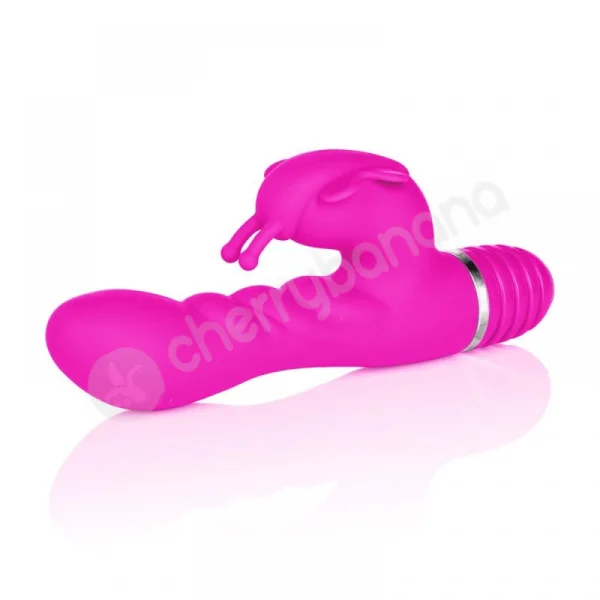 Silicone Bendies Bendi Butterfly Pink Vibrator
