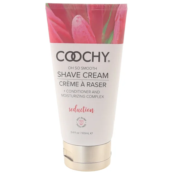 COOCHY Oh So Smooth Shave Cream, Seduction  - Honeysuckle Citrus 3.4 oz (100 mL)