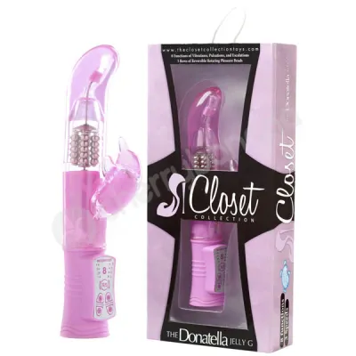 The Donnatella Jelly G Pink Vibrator