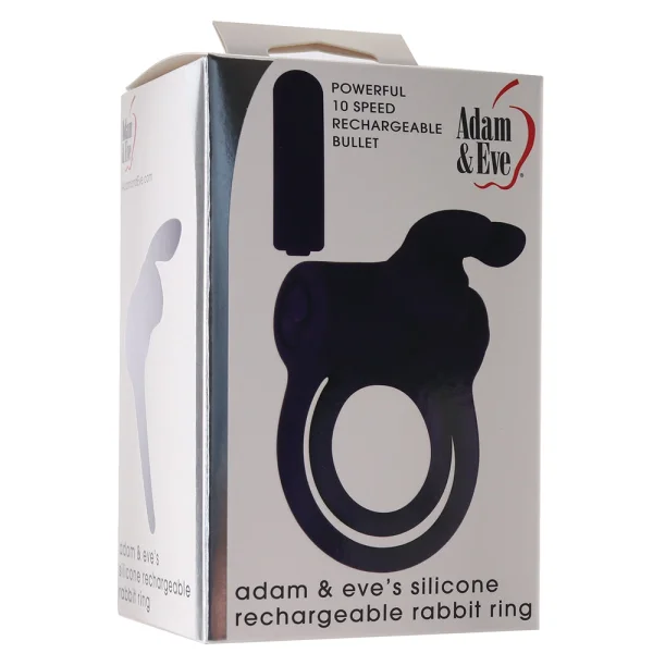 Adam & Eve's Silicone Rechargeable Rabbit Ring