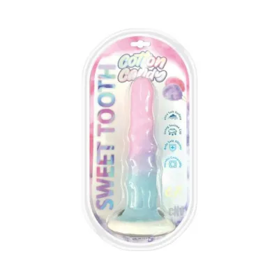 Realistic Dildos Cotton Candy Sweet Tooth 6 7 In Silicone tpe Dildo