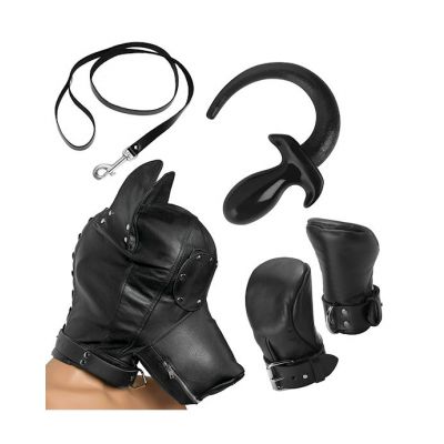 Deluxe Puppy Play Essentials Kit Black