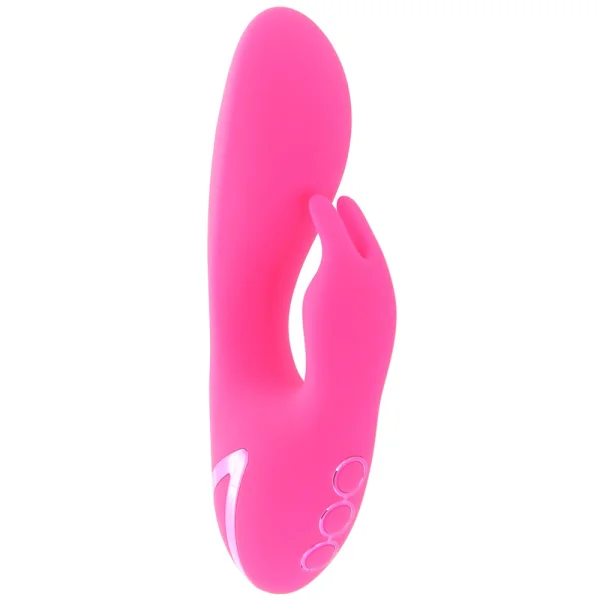 California Dreaming So. Cal Sunshine Rabbit Style Silicone Rechargeable Vibrator by CalExotics