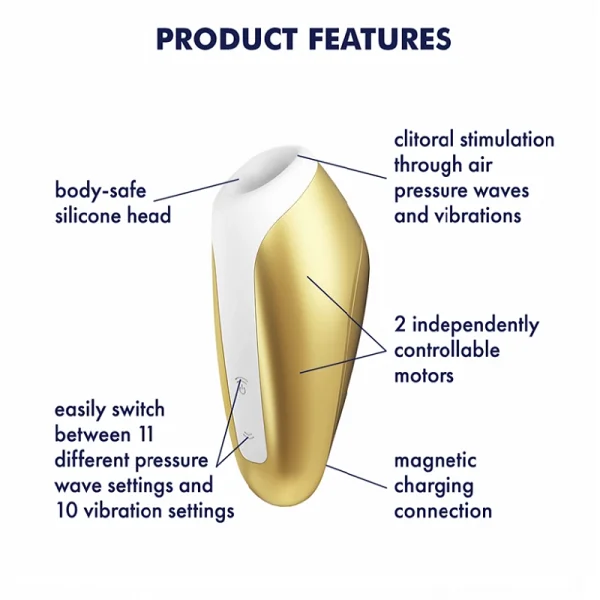 Satisfyer Love Breeze Clitoral Stimulator Yellow — image 5 of 14