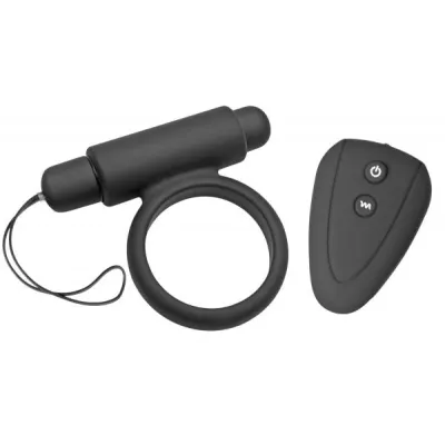 Incite 10 Mode Remote Control Cock Ring Black