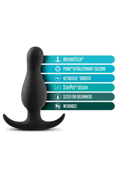 Blush Anal Adventures 3.5" Curved Butt Plug
