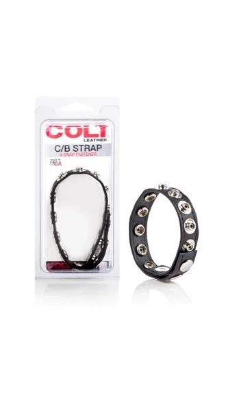 Colt 8 Snap Fastner Leather C Ring — image 7 of 8