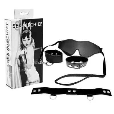 Sportsheets Sex Mischief Black Bondage Kit