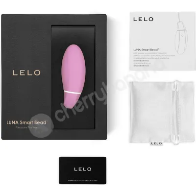 Lelo Luna Pink 5 Speed Smart Bead Vibrator