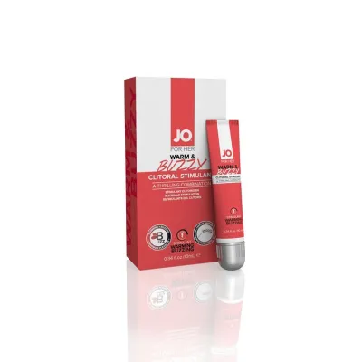JO Warm Buzzing Clitoral Stimulation Cream 10ml