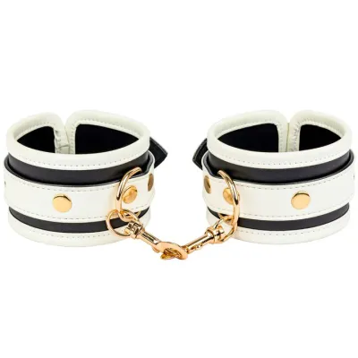 Bondara Crystal White Glow In The Dark Handcuffs