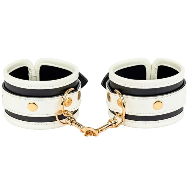 Bondara Crystal White Glow In The Dark Handcuffs