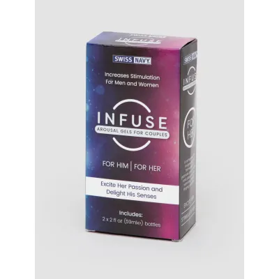 Swiss Navy Infuse Arousal Gels For Couples 2 x 2 fl oz