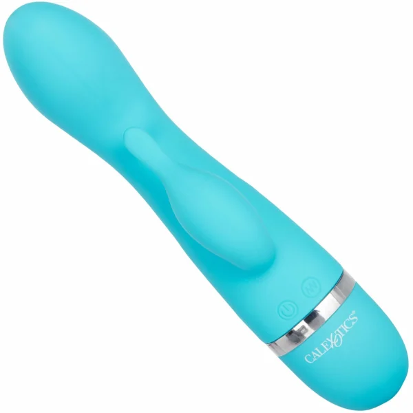 Foreplay Frenzy Teaser Dual Stimulation Vibrator by CalExotics - Blue