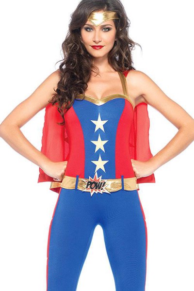 Leg Avenue 3 Pce Superhero Women's Costume
