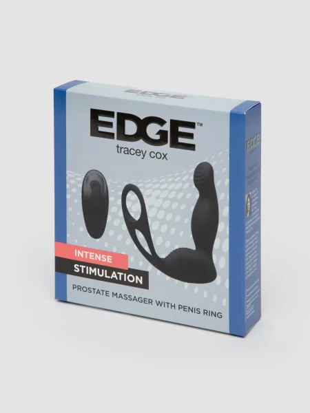 Tracey Cox EDGE Remote Control Rechargeable Prostate Massager with Cock Ring