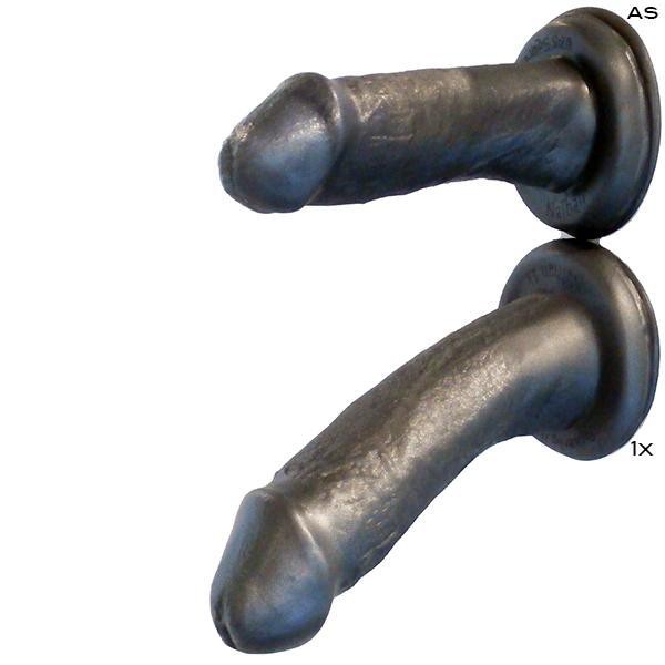 SquarePegToys® Nathan Harness SuperSoft Bronze Silicone Dildo with Suction Cup