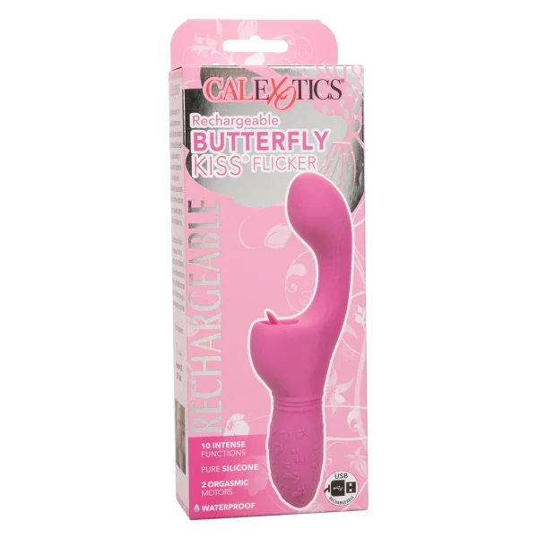 Rechargeable Butterfly Kiss Flicker Pink