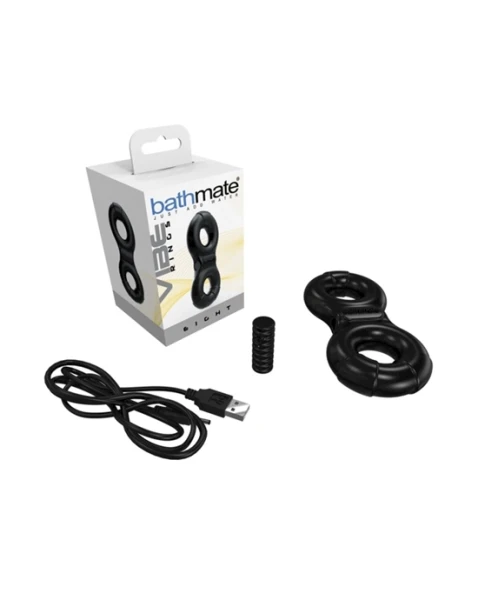 Bathmate Rechargeable Vibe Ring Eight - Black