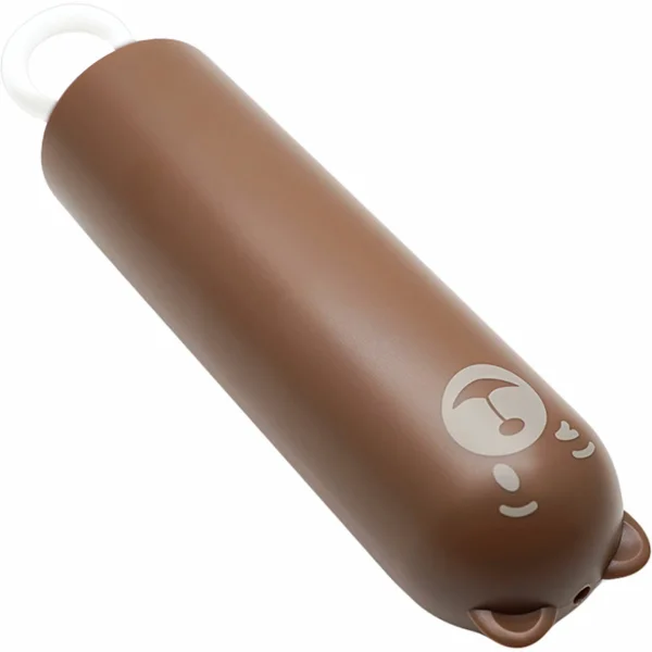 Teddy Silicone Waterproof Penis Pop Vibrator With Bear Cover by Kiss Toy