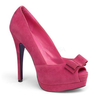BELLA 10 5 1 4 Heel 1 1 2 P F Peep Toe Pump W Bow Accent