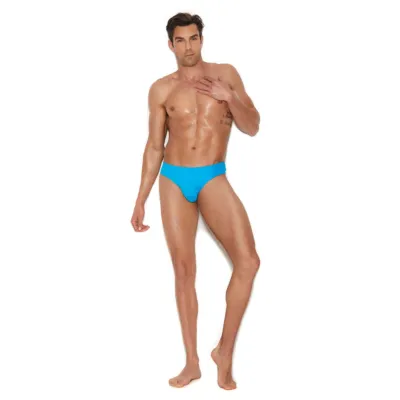 Men s Thong Back Brief Large xlarge Turquoise