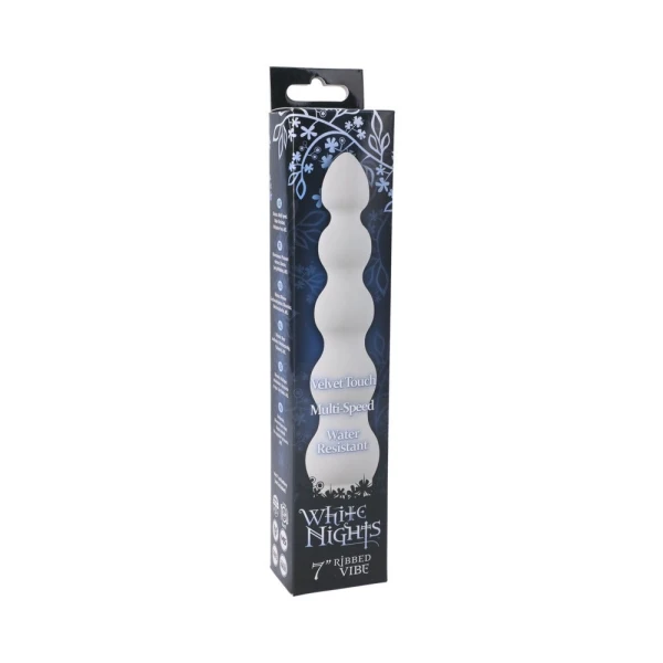 White Nights 7 inches Ribbed Vibrator — image 9 of 12