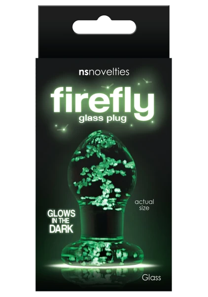 Firefly Glass - Plug - Small - Clear