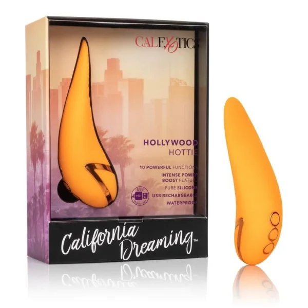 California Dreaming Hollywood Hottie Silicone Waterproof Lay-On Clitoral Vibrator By CalExotics