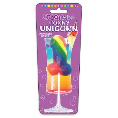 Cocktails Flavored Sucker Horny Unicorn