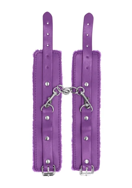 OUCH! Plush Leather Hand Cuffs