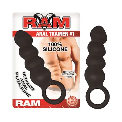 Nass Toys Ram Anal Trainer 1 5 5 Inch Black 5 5 Inch