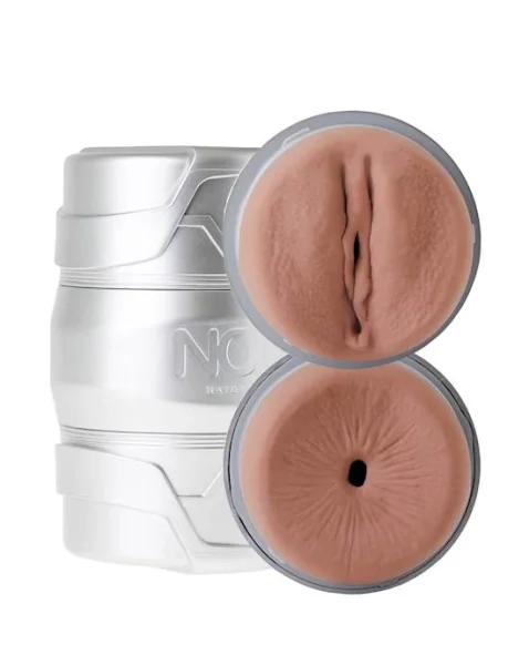Nood Double Shot Vaginal/anal Double Ended Masturbator - 4.5 Inch