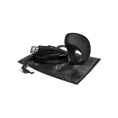 Frederick s of Hollywood Rechargeable Vibrating Ring Black