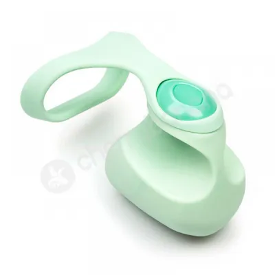 Dame Fin Teal Finger Vibrator