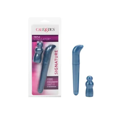 Triple Stimulator Blue 7 2 Inch