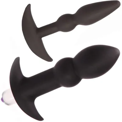 Perfect Plug Kit Silicone Butt Plugs By Tantus Black