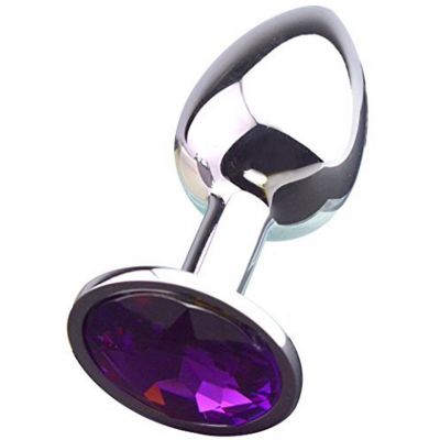 Metal Purple Butt Plug VI