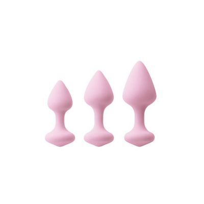 Ns Novelties Triple Kiss Trainer Kit Pink 3 8 Inch
