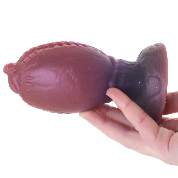 Dragon Hatch Silicone Egg 5.25" Butt Plug With Suction Cup By Creature Cocks - Large